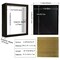 TouYinger 11x14 Shadow Box Frame Display Case with Letter Stickers, Graduation Memories Frame, Display Case Box for Memorabilia, Wedding Memories, Crafts, Tickets and Photos (3Pcs-Black, 11x14)